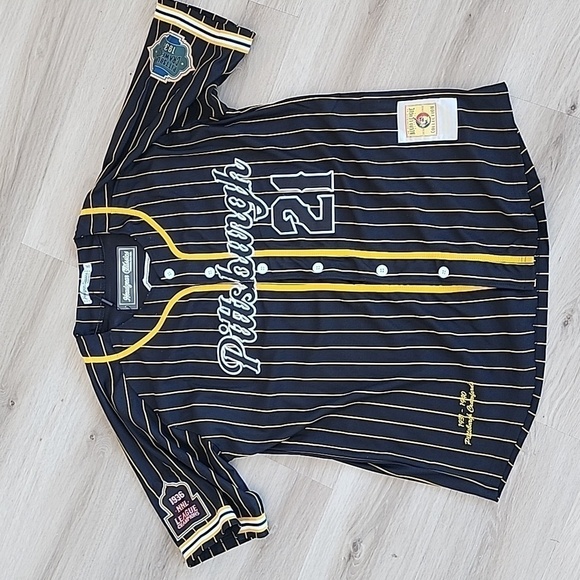 Pittsburgh Crawfords Headgear Classics Black Negro League Baseball Jersey Sz 2x - Picture 7 of 7